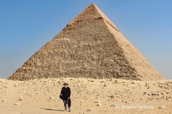 me in front of cheops pyramid