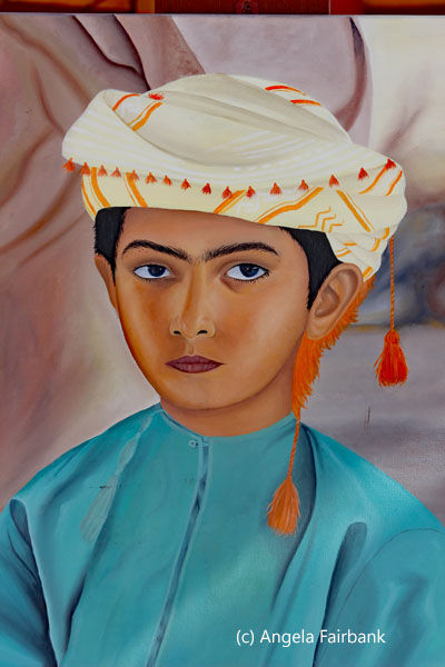 painting of boy