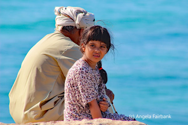 girl with father
