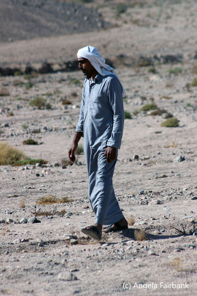 arab man walking