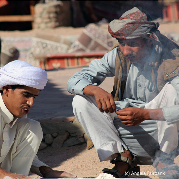 boys making bread