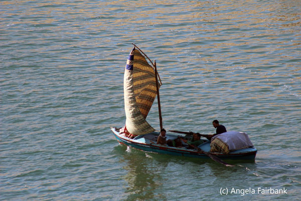 boat with sail