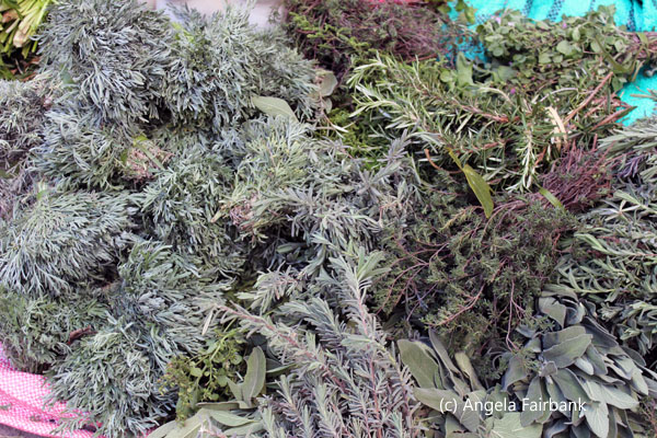herbs sold in the market