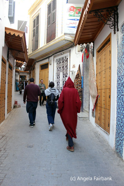 men in street